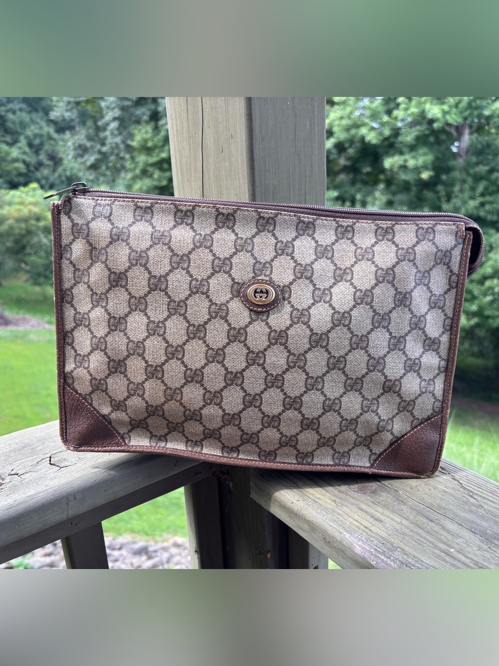 Gucci GG Mono Canvas Toiletry Pouch